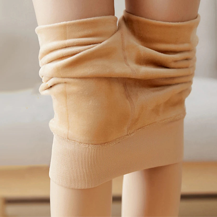 Plus Size  Warm High-Waist Leggings